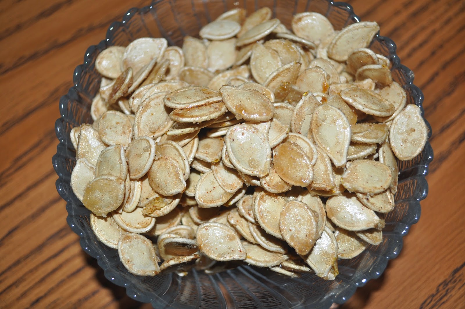 Beth's Favorite Recipes Salted Caramel Pumpkin Seeds