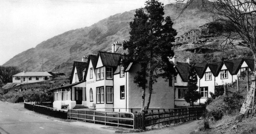 Tour Scotland Old Photograph The Stage House Inn Glenfinnan Scotland
