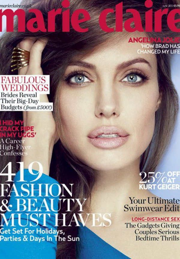 Latest Fashion Dress For You: Angelina Jolie appeared on the magazine ...
