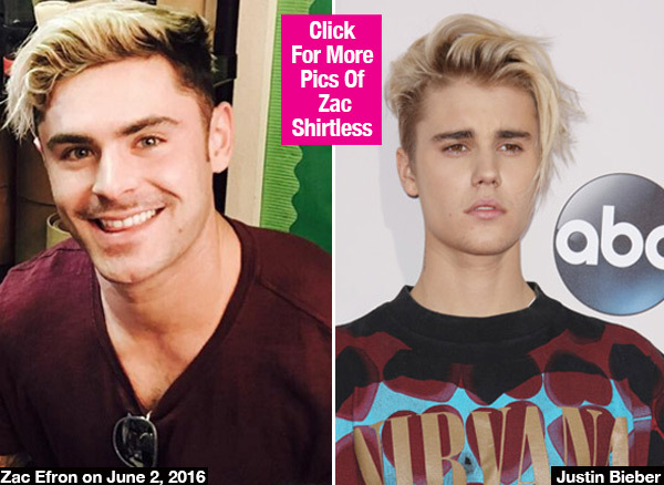 Zac Efron Vs Justin Bieber Who Looks Hotter With Bleached Hair