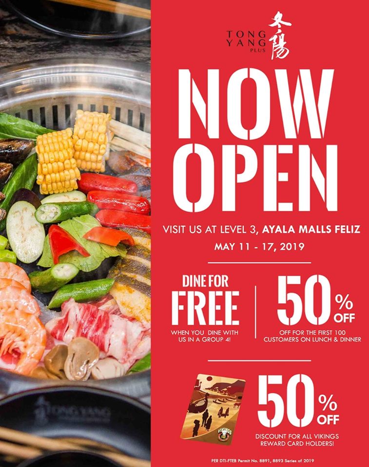 Manila Shopper Tong Yang Plus Ayala Malls Feliz Grand Opening Promos May 2019