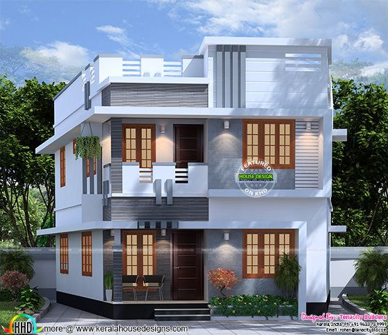 1300 square feet, 4 bedroom house plan - Kerala Home Design and Floor ...