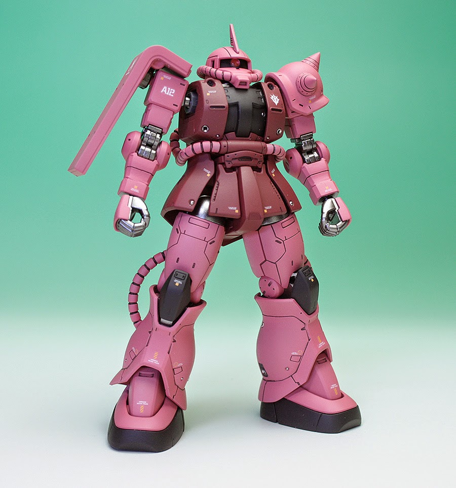 HG 1/144 Char Aznable Zaku II Gundam The Origin. 