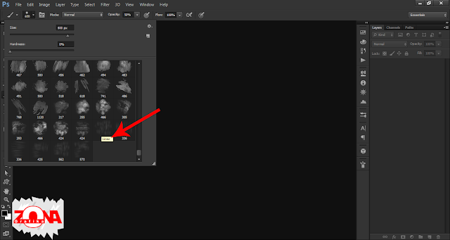 Cara Memasukan Brush Baru ke Adobe Photoshop CS6