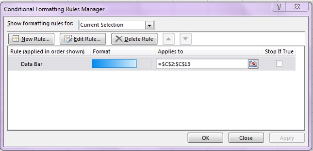 Computer Knowledge: Conditional Formatting