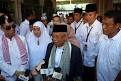 Safari Politik ke Sumatera Selatan , KH Ma'ruf bersilaturahmi di Ponpes Al-Ittifaqiah 