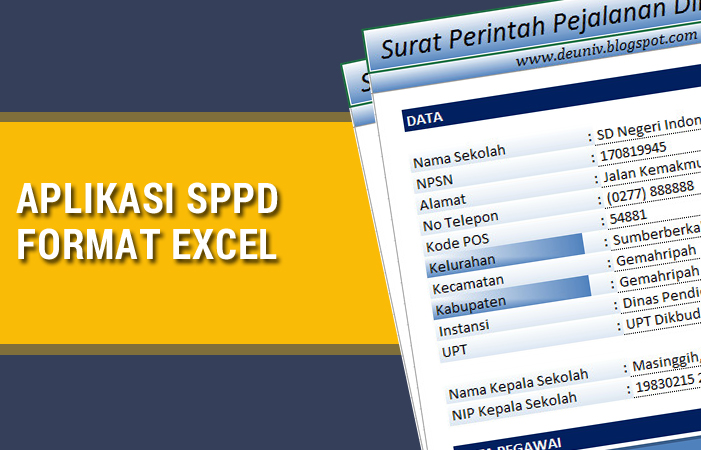 Aplikasi SPPD Format Excel Download LAPORAN BOS