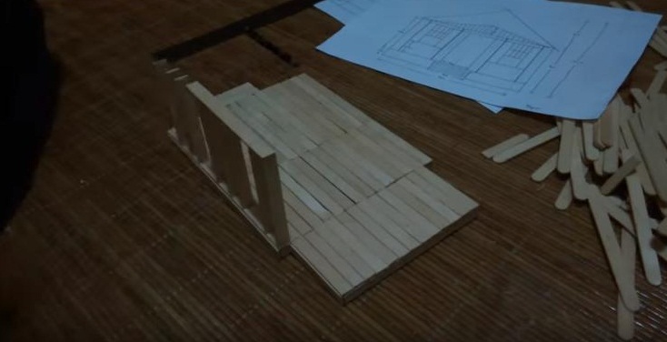 Cara Membuat Miniatur Rumah Dari Stik Es Krim Part 2 - Aneka Kerajinan  Tangan