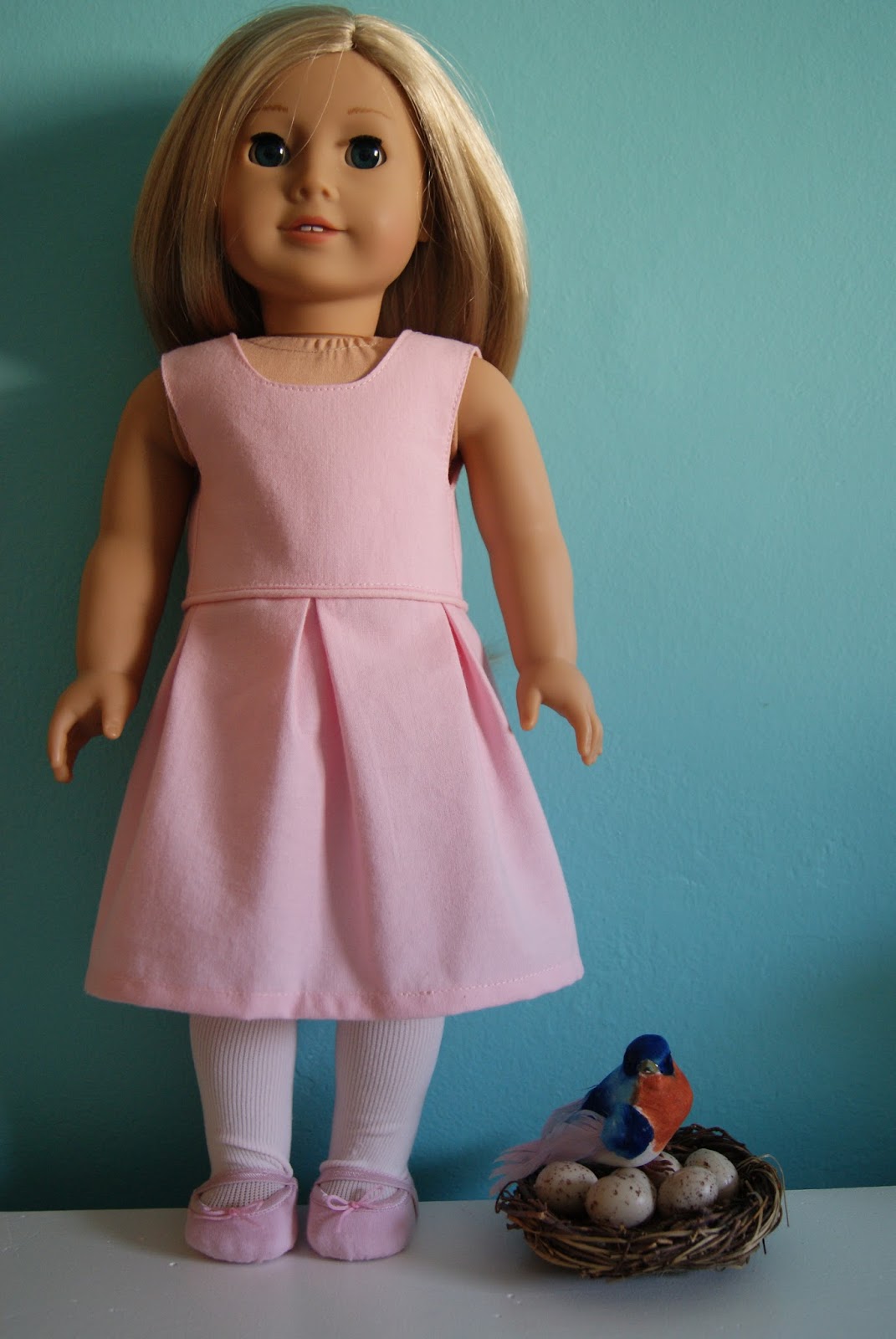 Katie 18-inch doll dress by nest full of eggs
