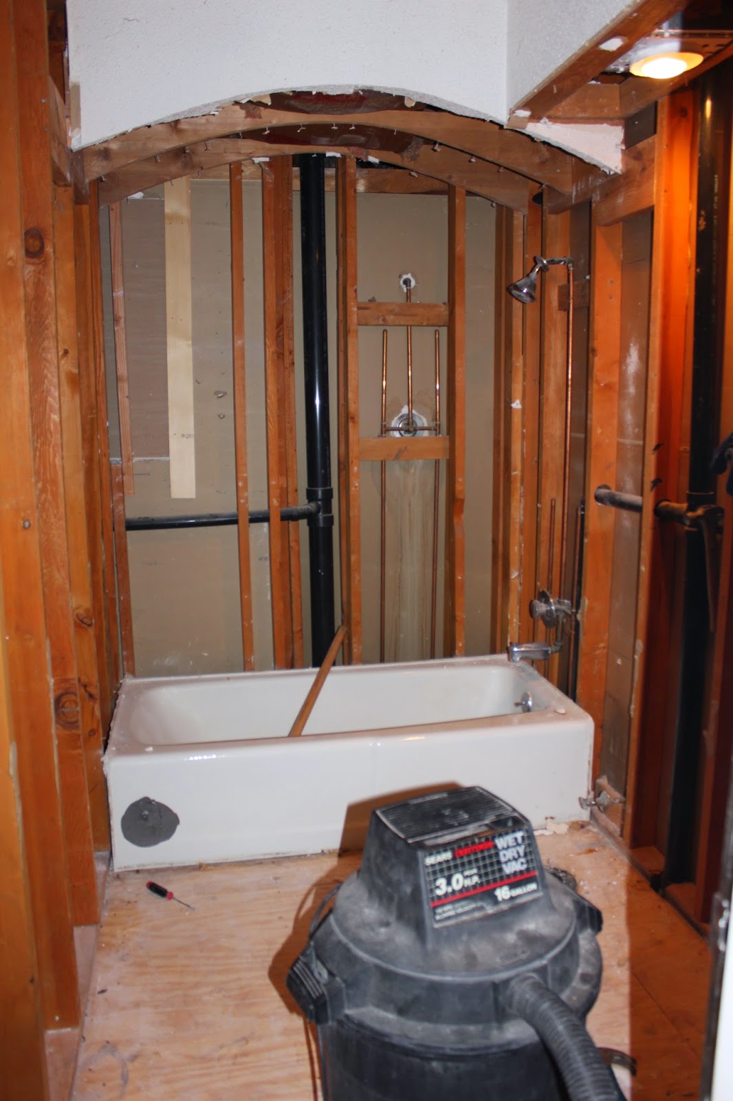 The Schorr Thing Bathroom Remodel Tearing it Out and Piecing it Back In