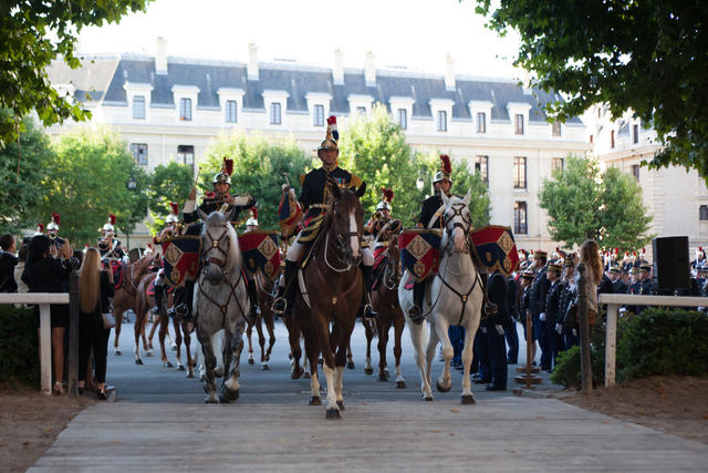 Republican guard cavalry fanfare
