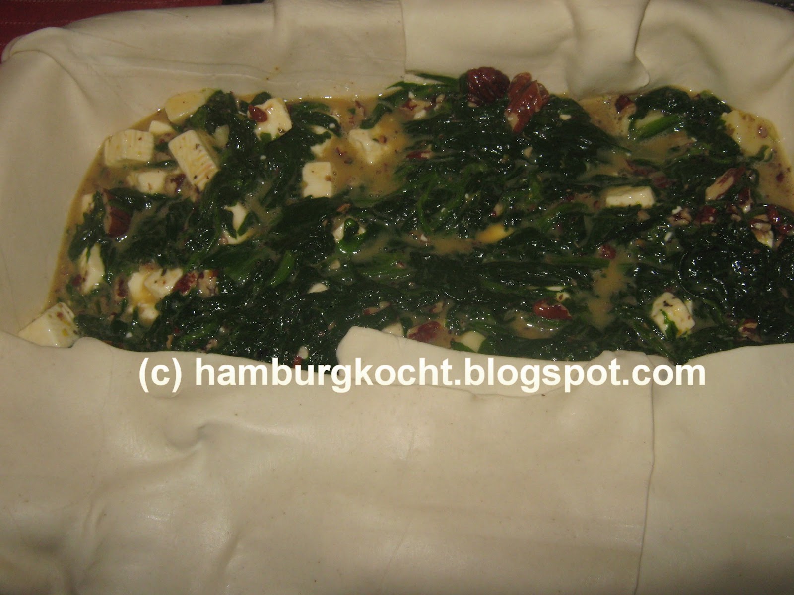 Hamburg kocht!: Spinat-Feta-Pastete nach Jamie Oliver