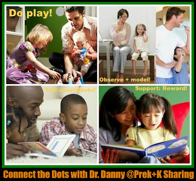 photo of: "Connecting the Dots" by Dr. Danny Brassell at PreK+K Sharing 