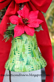 Eclectic Red Barn: Dollar Tree Bell - dressed up