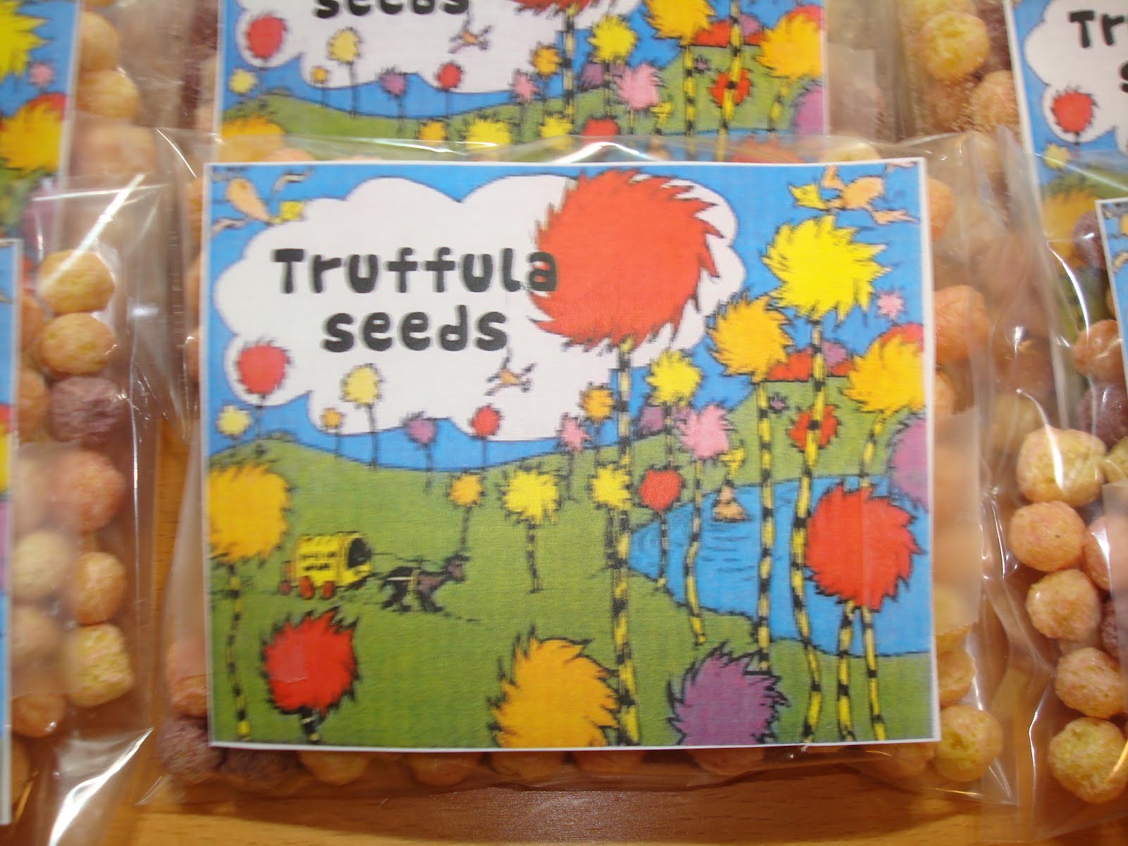 Lollipops Paper The Lorax Truffula Seeds FREE PRINTABLE