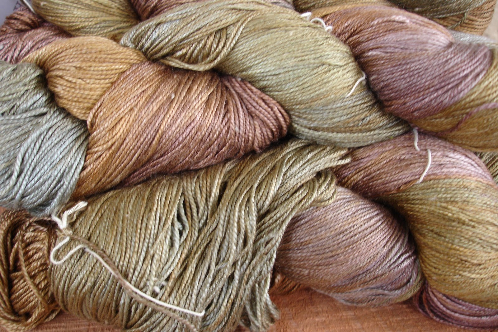 One Yarn and Fiber Fresh Supply of Hand Maiden Sea Silk!