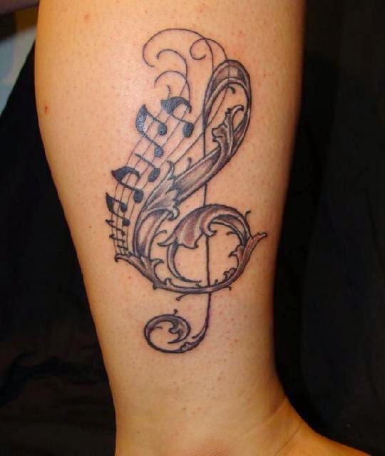 25 Awesome Music Tattoo Designs
