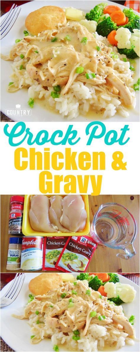 Crock pot chicken and gravy - All Recipe Network