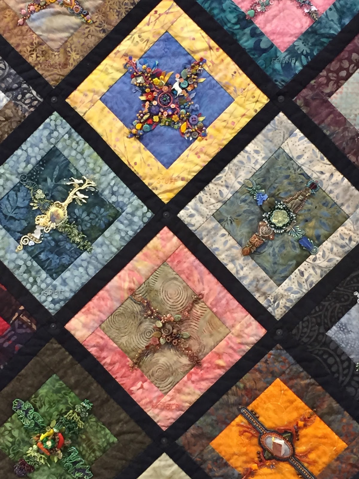 . Beaded Art Quilts