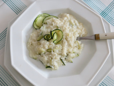 risotto con zucchine e stracchino