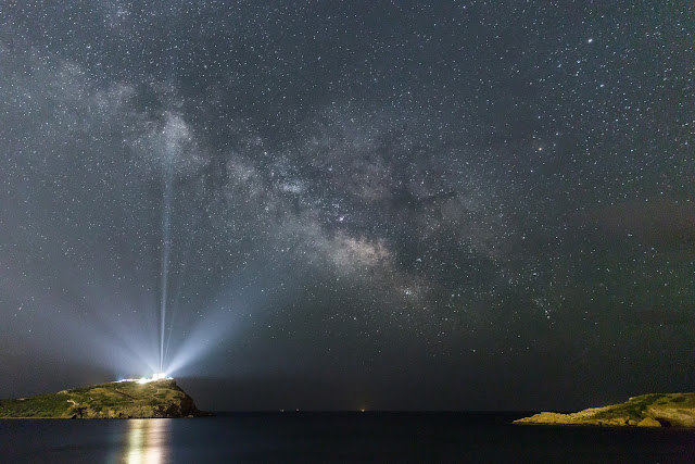 The Milky Way over the Temple of Poseidon