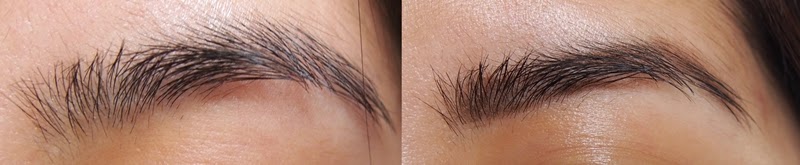 Marcelle Duo Eyebrow-PRO Brunette brow comparison
