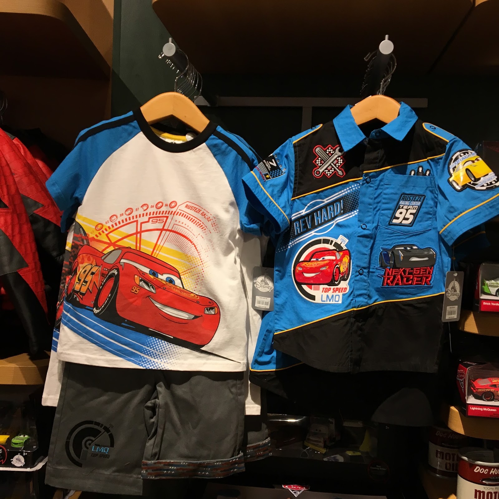 disney store cars 3 merchandise toys display 2017