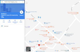 Google Maps failed attempt to indicate 1 Baisha Road in Jiangmen