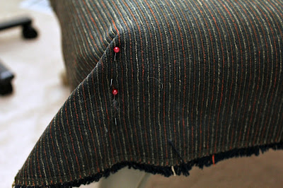 footstool - fitting material