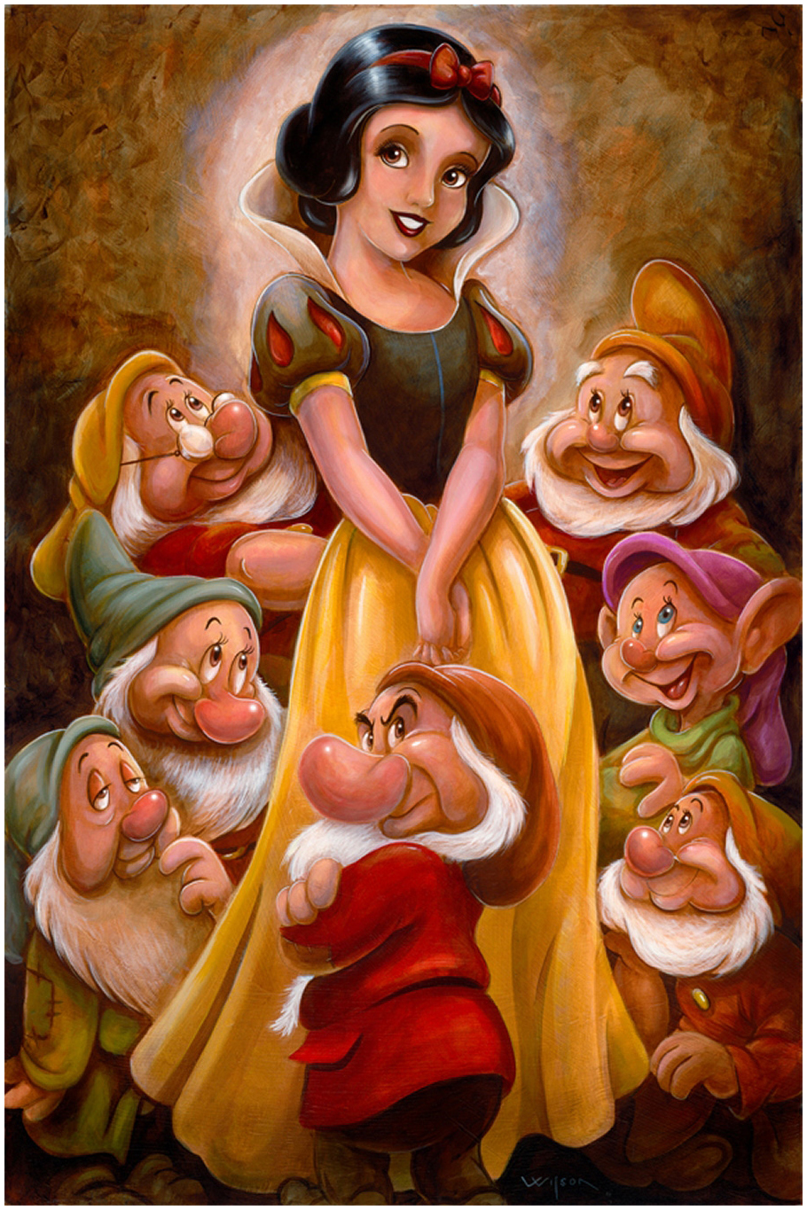 Filmic Light - Snow White Archive: Snow White Paintings of Darren