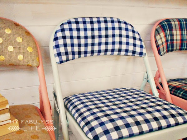 How to Make Super Cute Seat Cushions for Folding Chairs