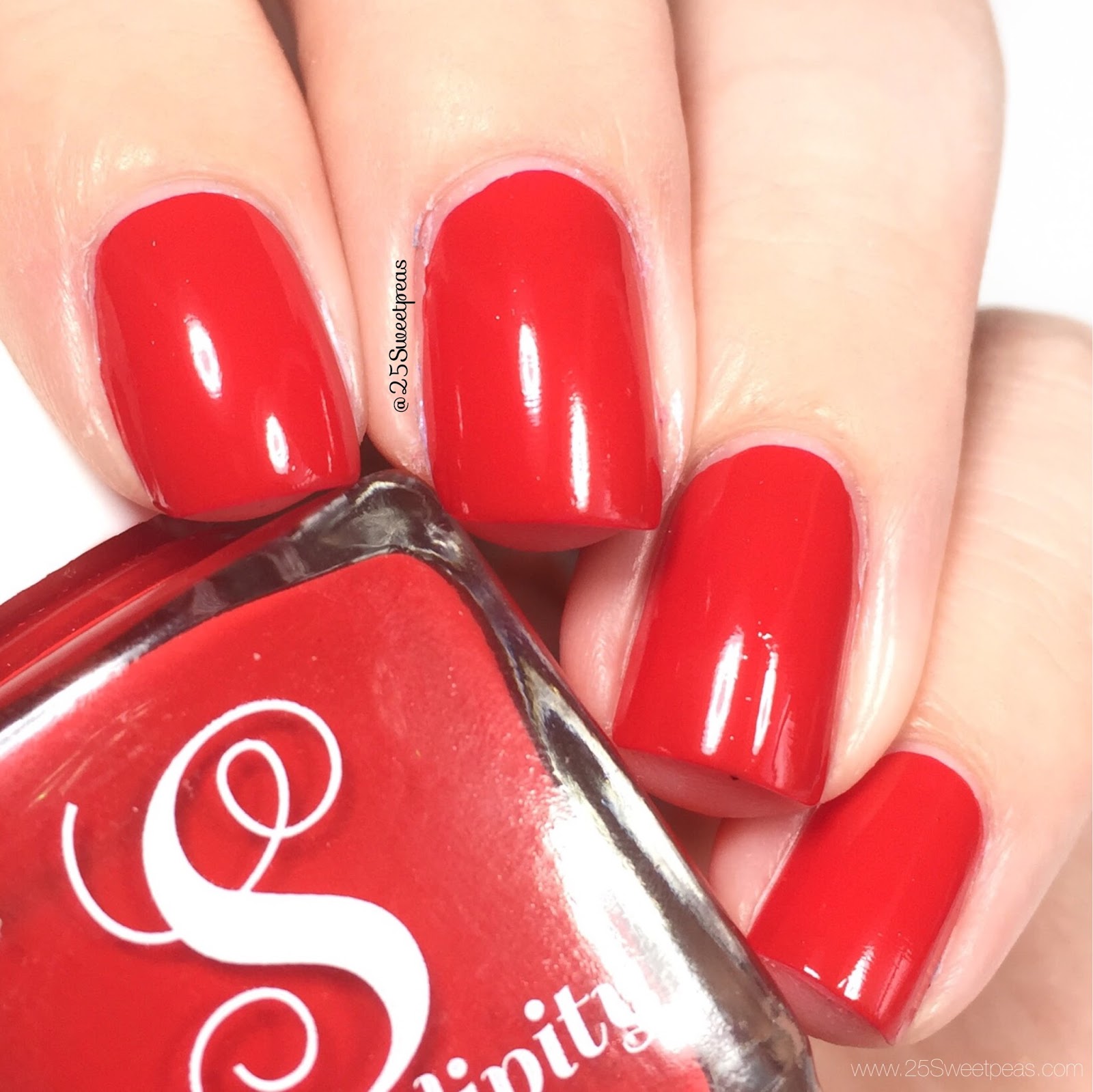 Serendipity Nail Polish 4th of July Colors + Video 25 Sweetpeas