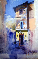 watercolor paintings milind mulick watercolour painting water fine column colour architecture building artist watercolors artists fineartandyou watercolours landscape famous might