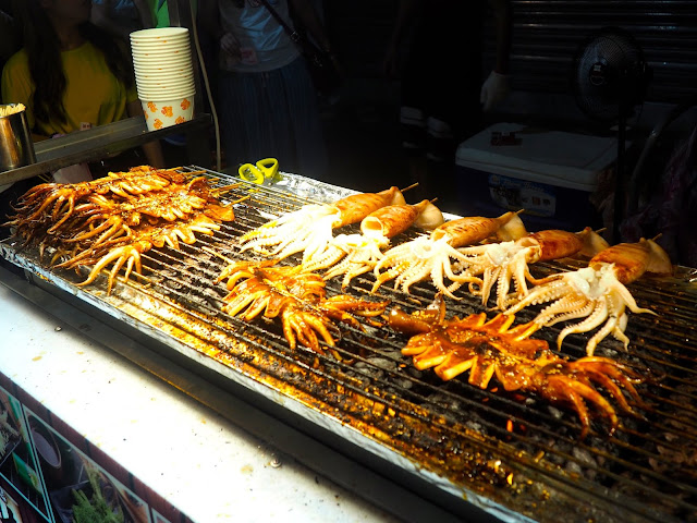 Shilin Night Market street food, Taipei, Taiwan