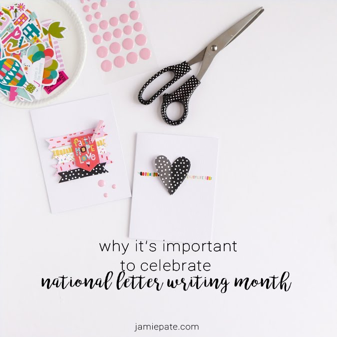 National Letter Writing Month and Illustrated Faith Card Tutorial