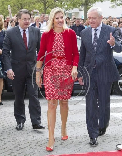 Crown Princess Maxima of the Netherlands opens the new mother child centre of the Maxima Medical Center