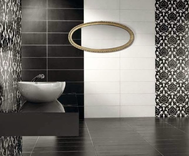 10 Baños en color gris y blanco modernos - Colores en Casa