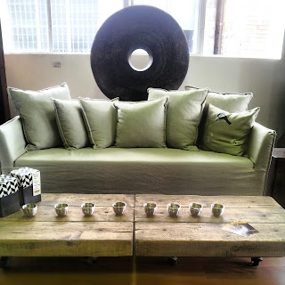 Cream Sofa Custom Made Industrial Coffee Table Furniture store Fortitude Valley