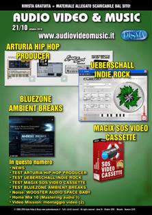 Audio Video & Music 21 - Ottobre 2010 | TRUE PDF | Mensile | Professionisti | Audio Recording | Software | Hardware