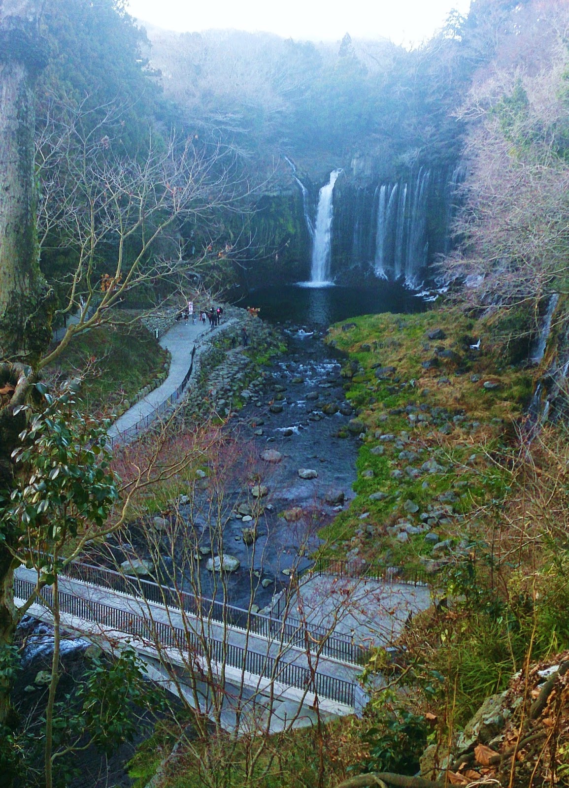 Adnilem's Journey: Shiraito Falls in Winter