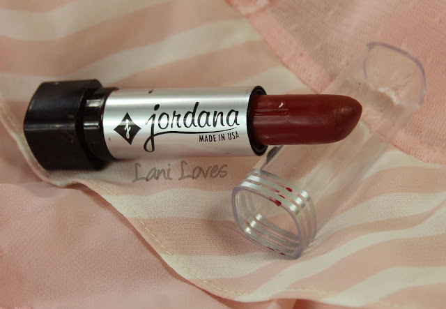 Jordana Garnet lipstick swatches & review