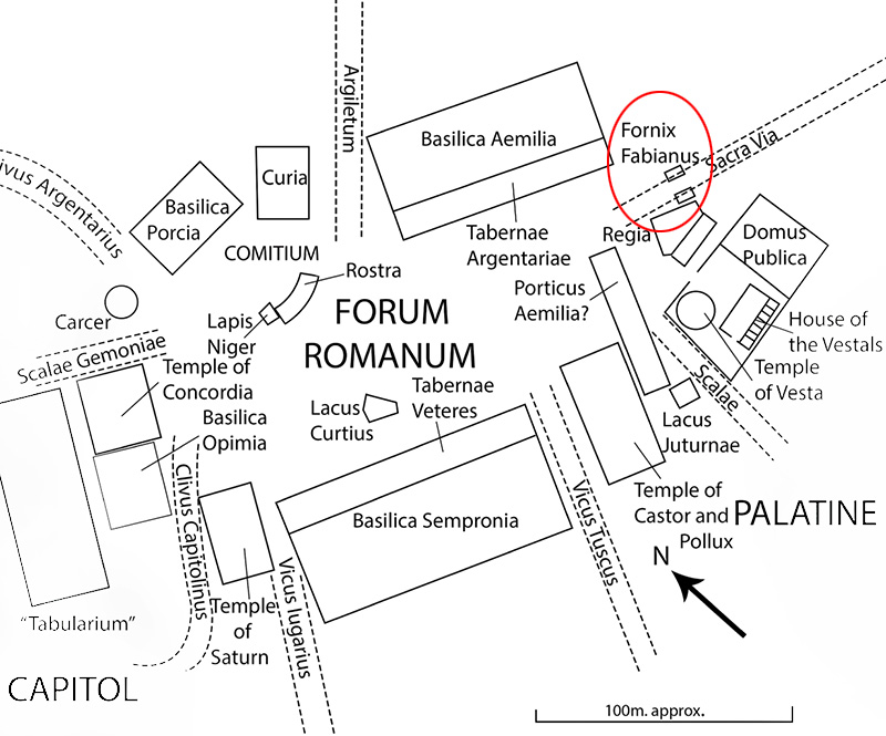 Denario q fabio massimo craw 371/1 Romane Repubblicane