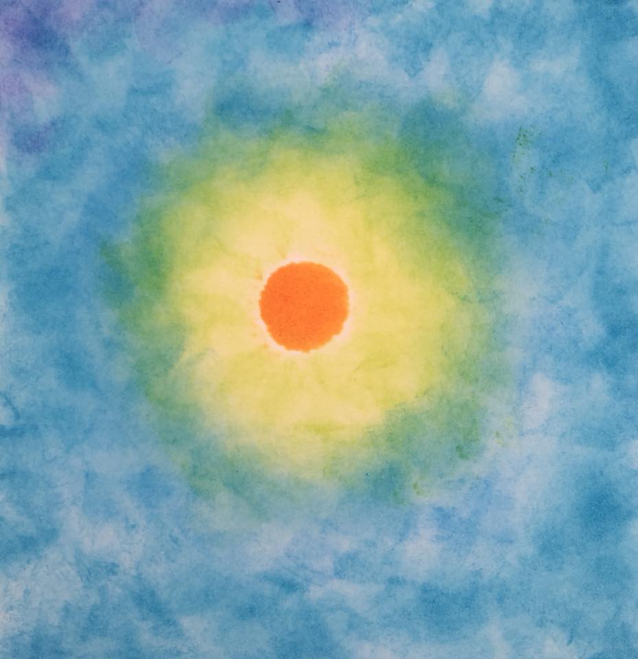 A Crafting Niche Inkylicious Daisy Stencil Card