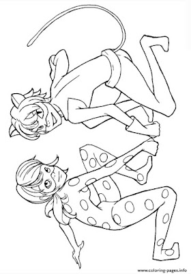 miraculous ladybug coloring pages 5