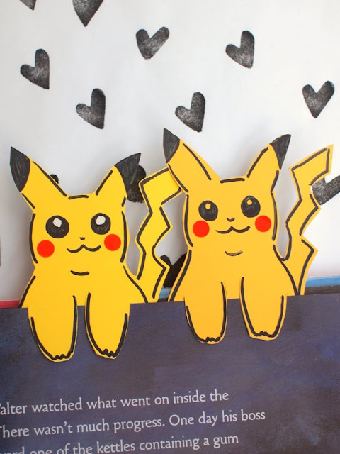 Paint Chip Pokemon Pikachu Bookmarks- Easy Kids Craft!
