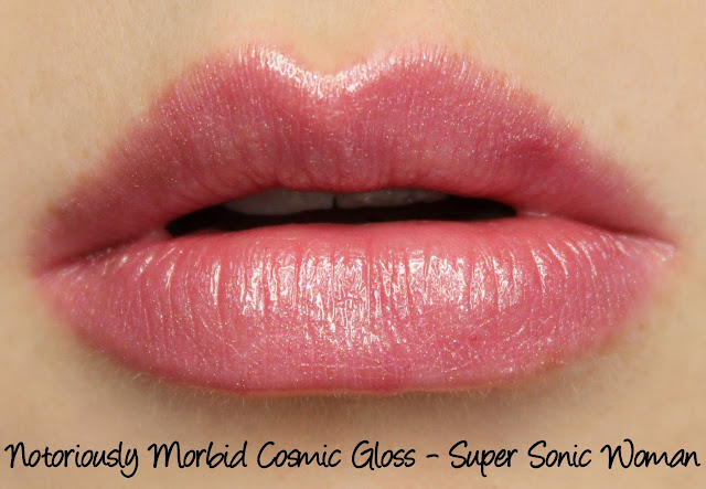 Notoriously Morbid Super Sonic Woman Cosmic Gloss Swatches & Review