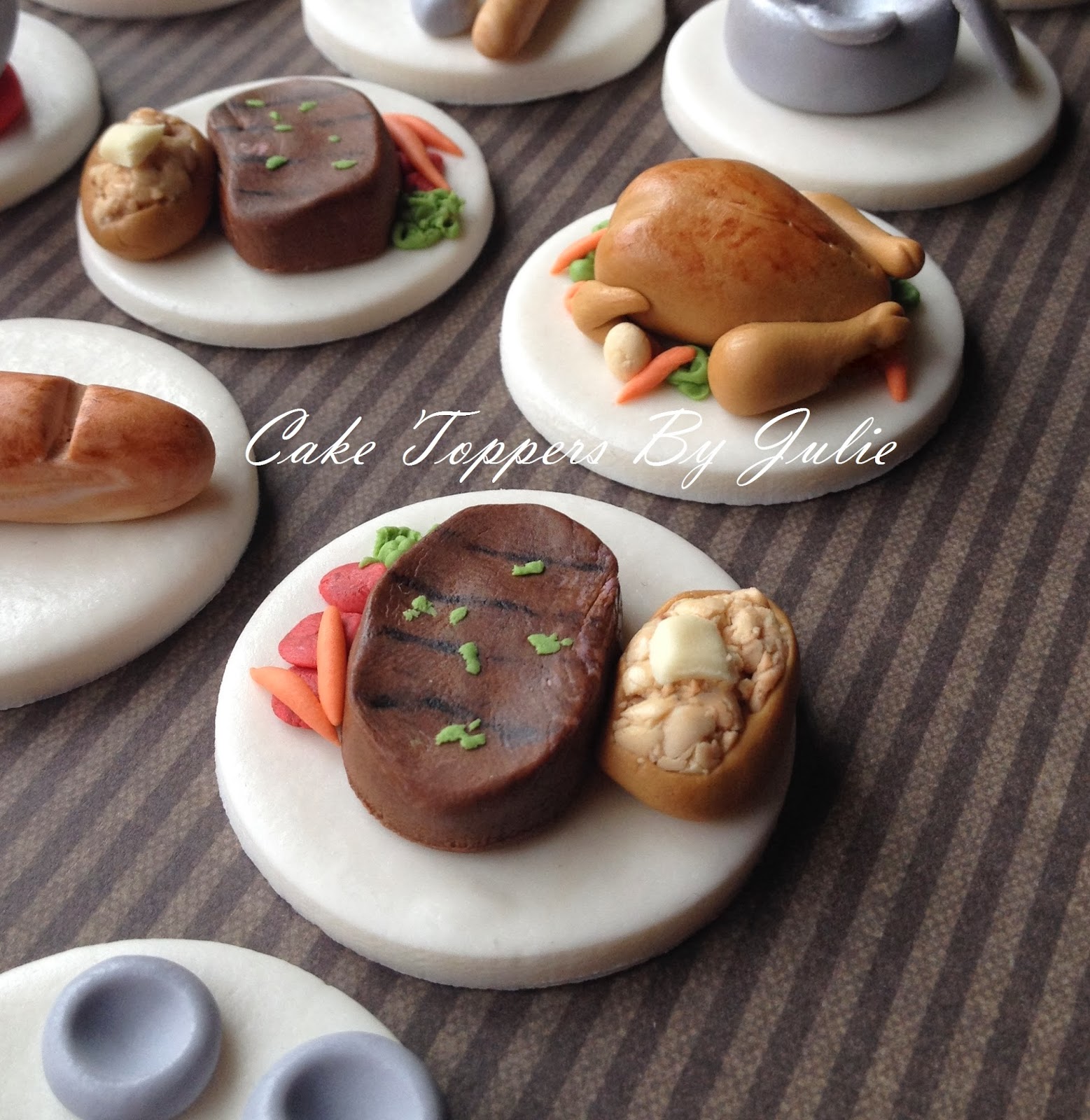 Custom Cakes by Julie Recent Cupcake Toppers!