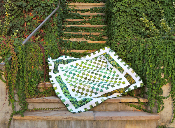 leafy quilt