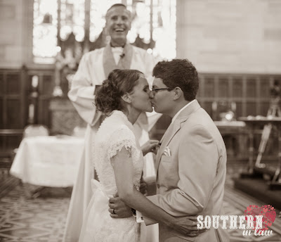 Wedding Ceremony Recap - Traditional Church Ceremony - St Paul's Anglican Church, Burwood - The Kiss