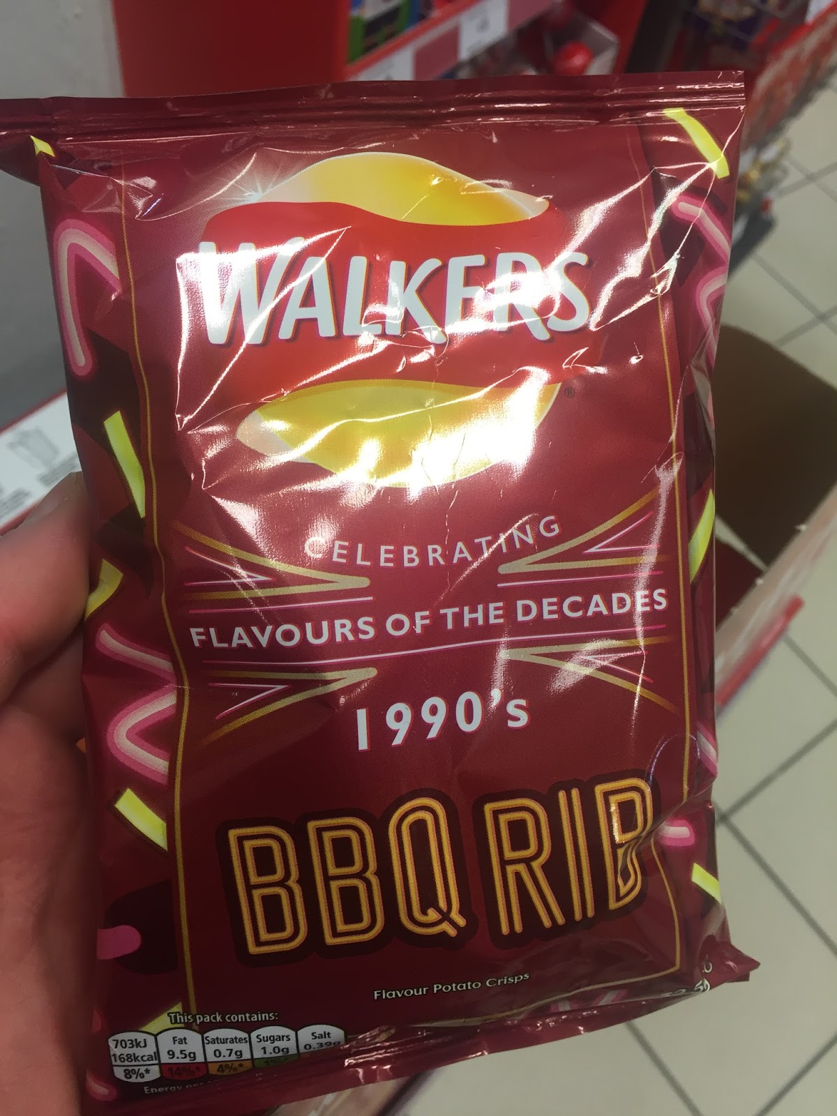 Walkers Flavours Of The Decades Crisps Coronation Chicken etc